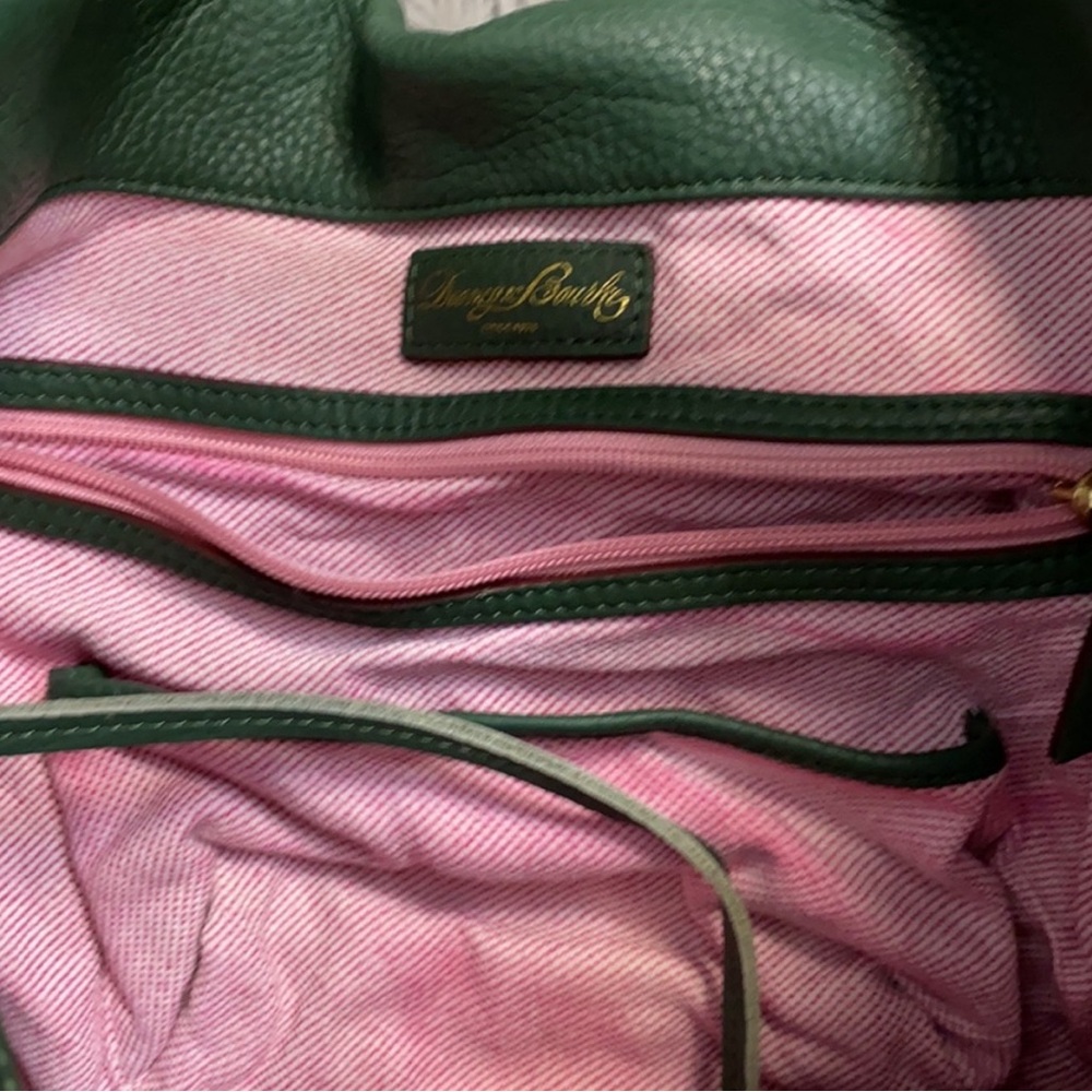 Dooney & Bourke large green hobo purse - Picture 11 of 11